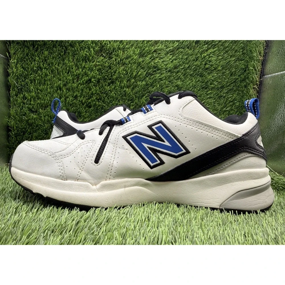 New Balance 608v5 Mens White Blue Black Cross Trainer MX608WR5 - Size 10M